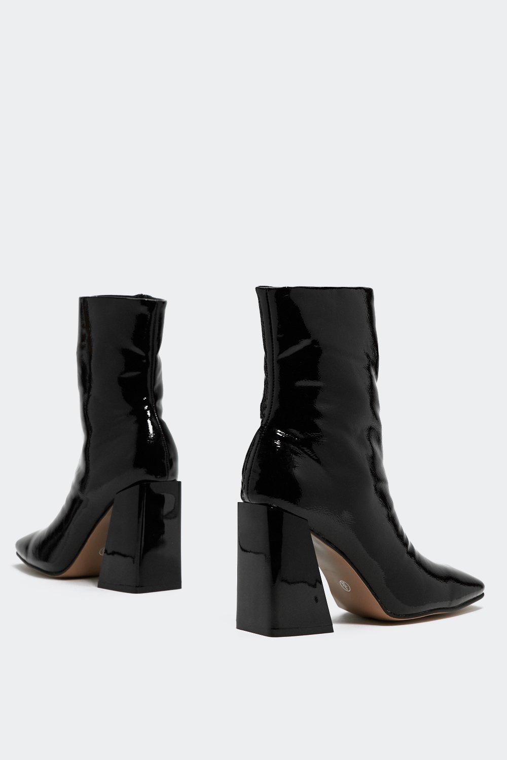 Nasty gal patent discount boots