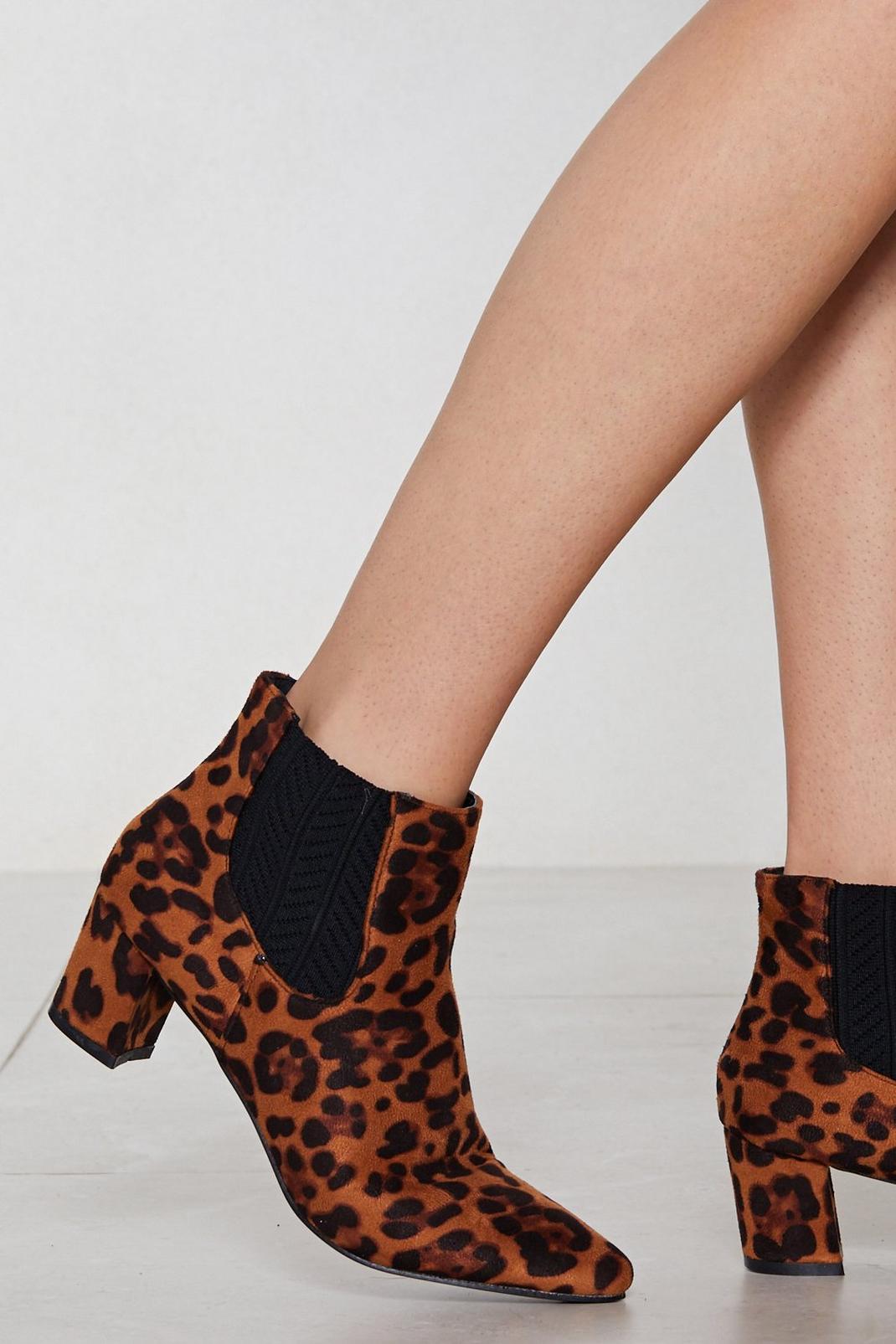 Seize the Meow-ment Leopard Boot image number 1