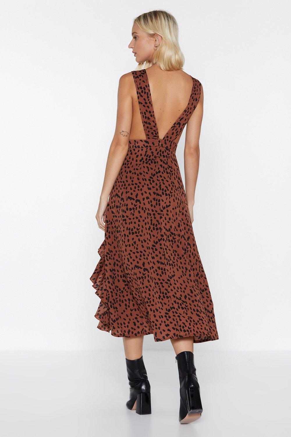 Animal print pinafore best sale