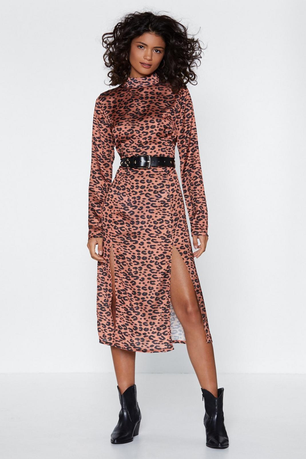 Help Meow-t Leopard Dress image number 1