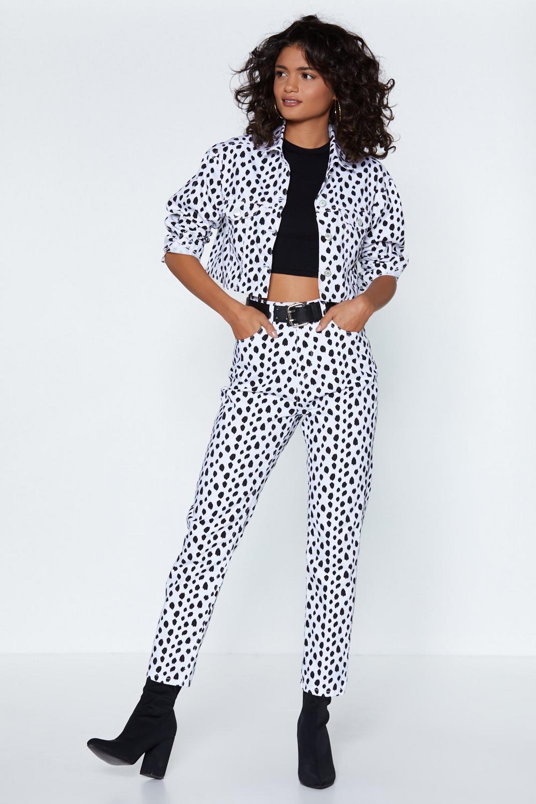 On the Spot Dalmatian Jeans image number 1