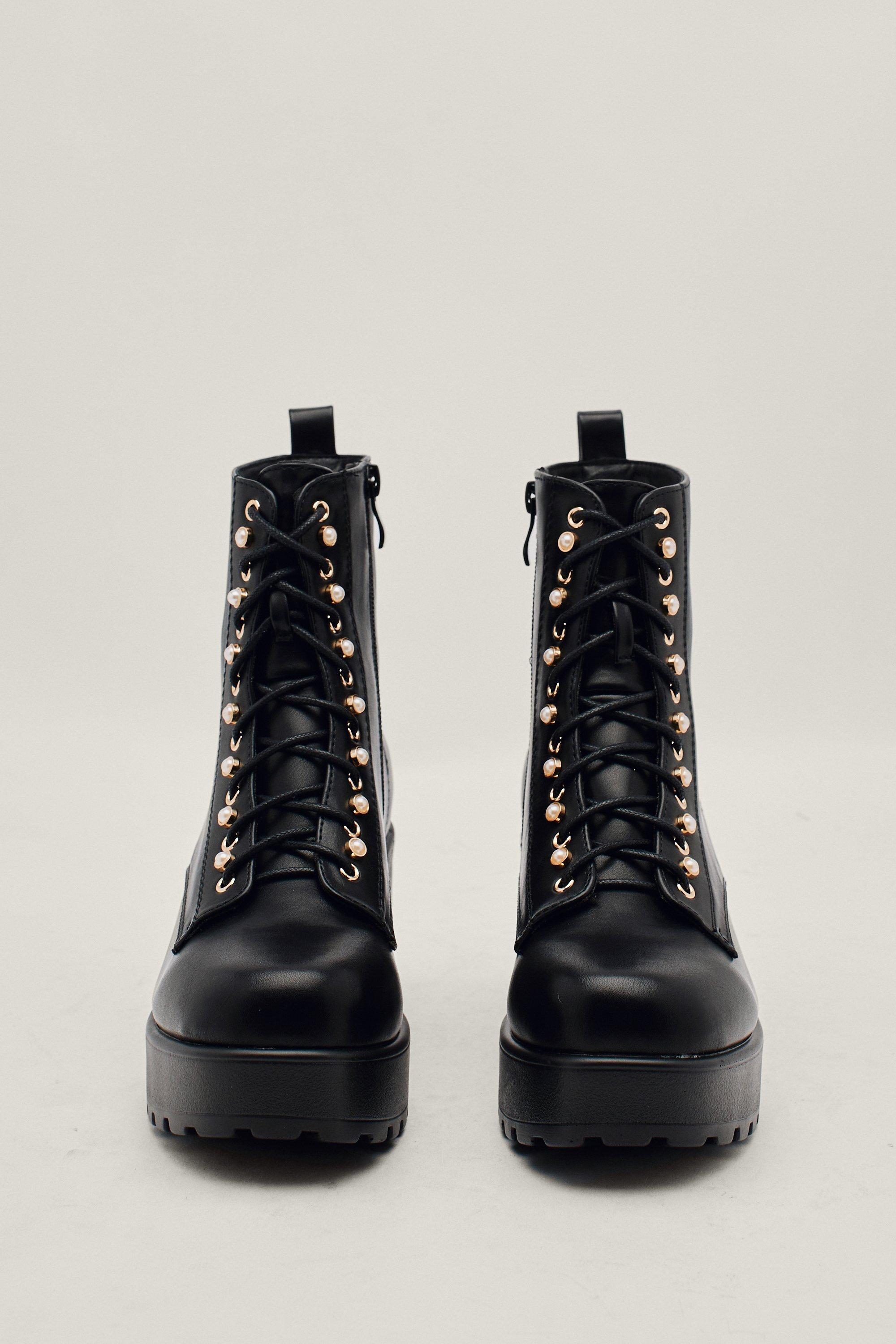 Nasty gal lace up hot sale boots