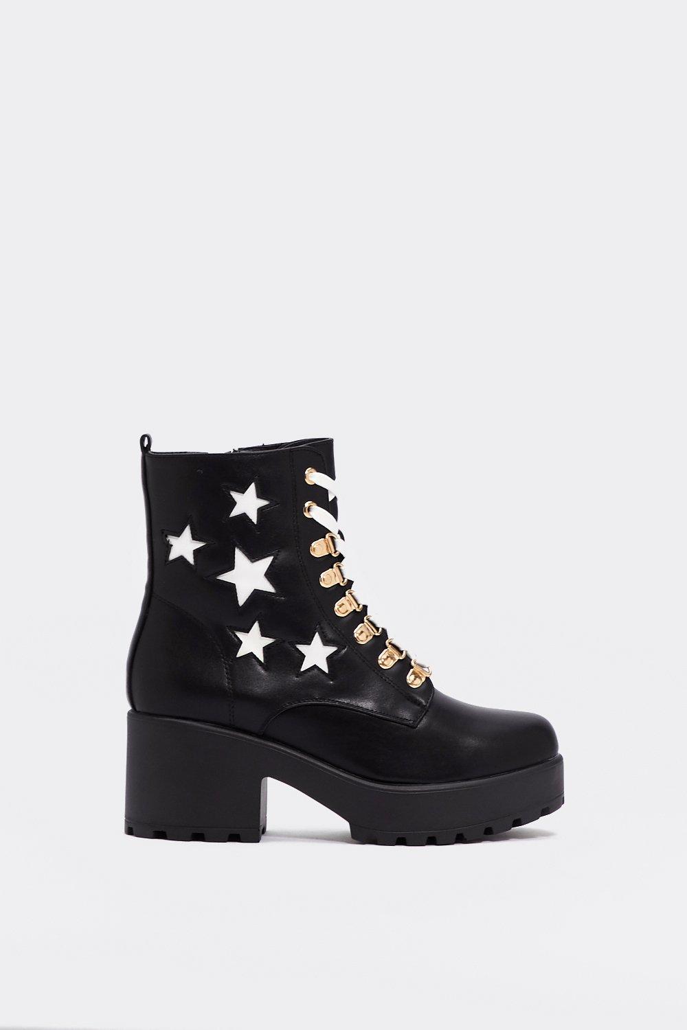 platform star boots