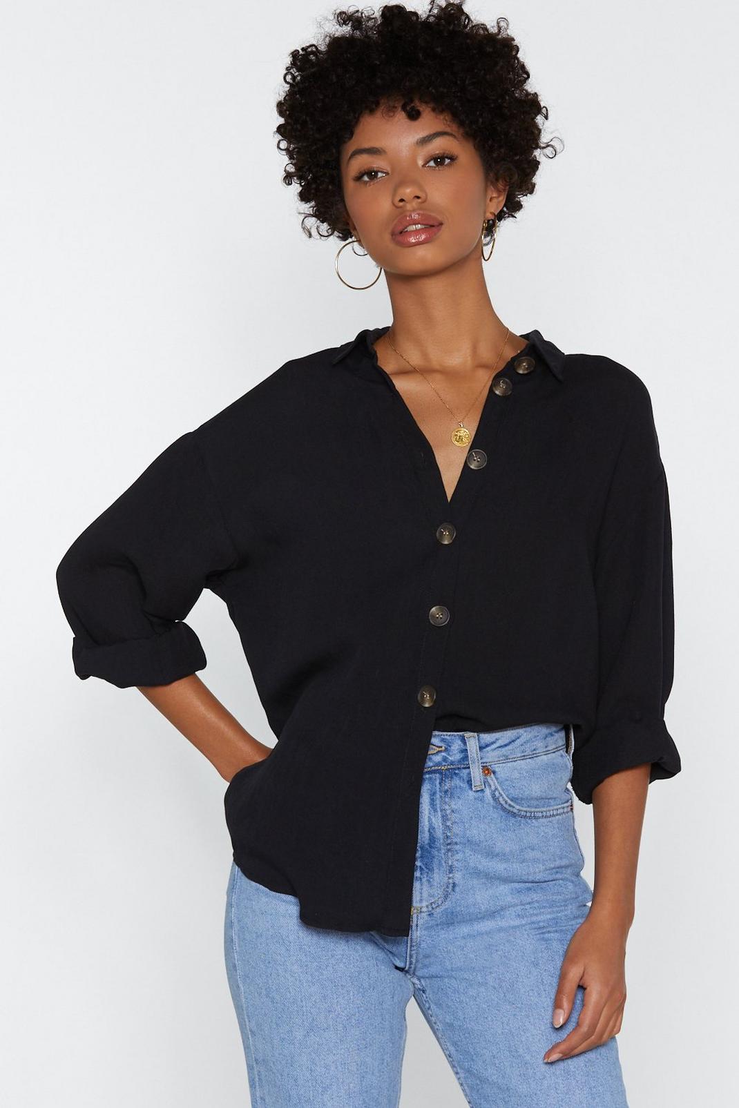 Relax Babe Button Shirt | Nasty Gal