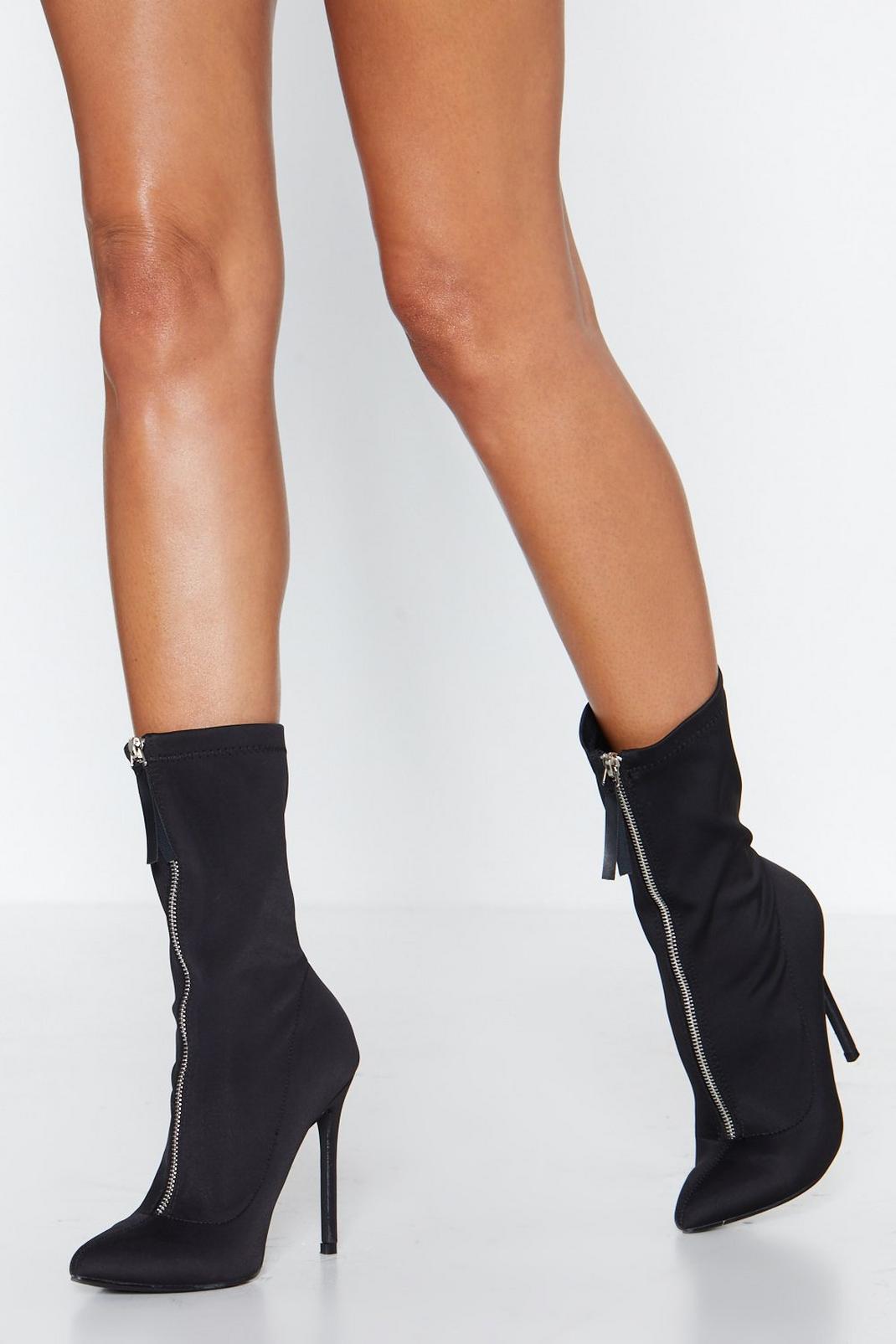 It's Zip to Be Square Sock Boot | Nasty Gal