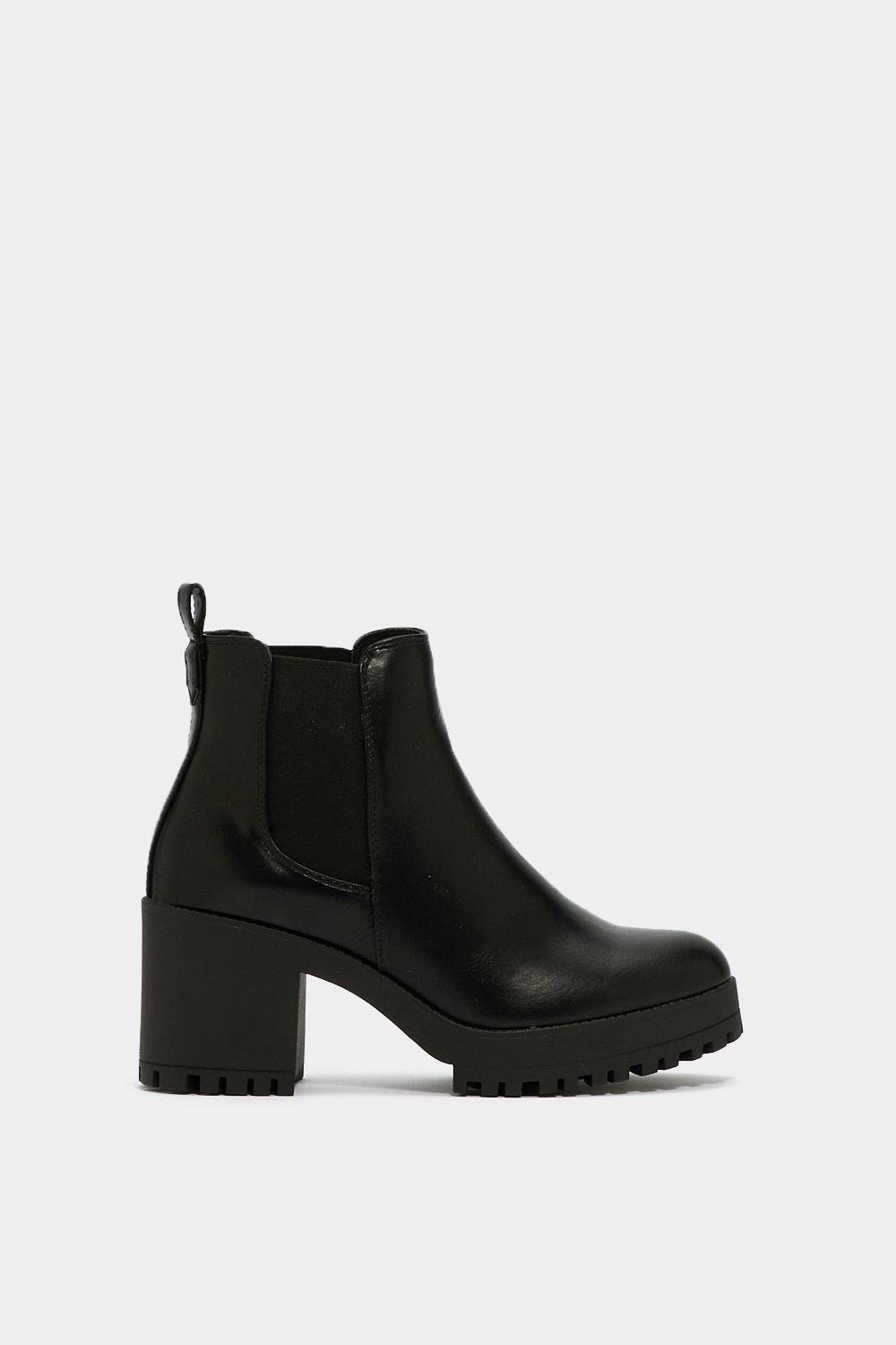 Mind Your Step Heeled Ankle Boots 