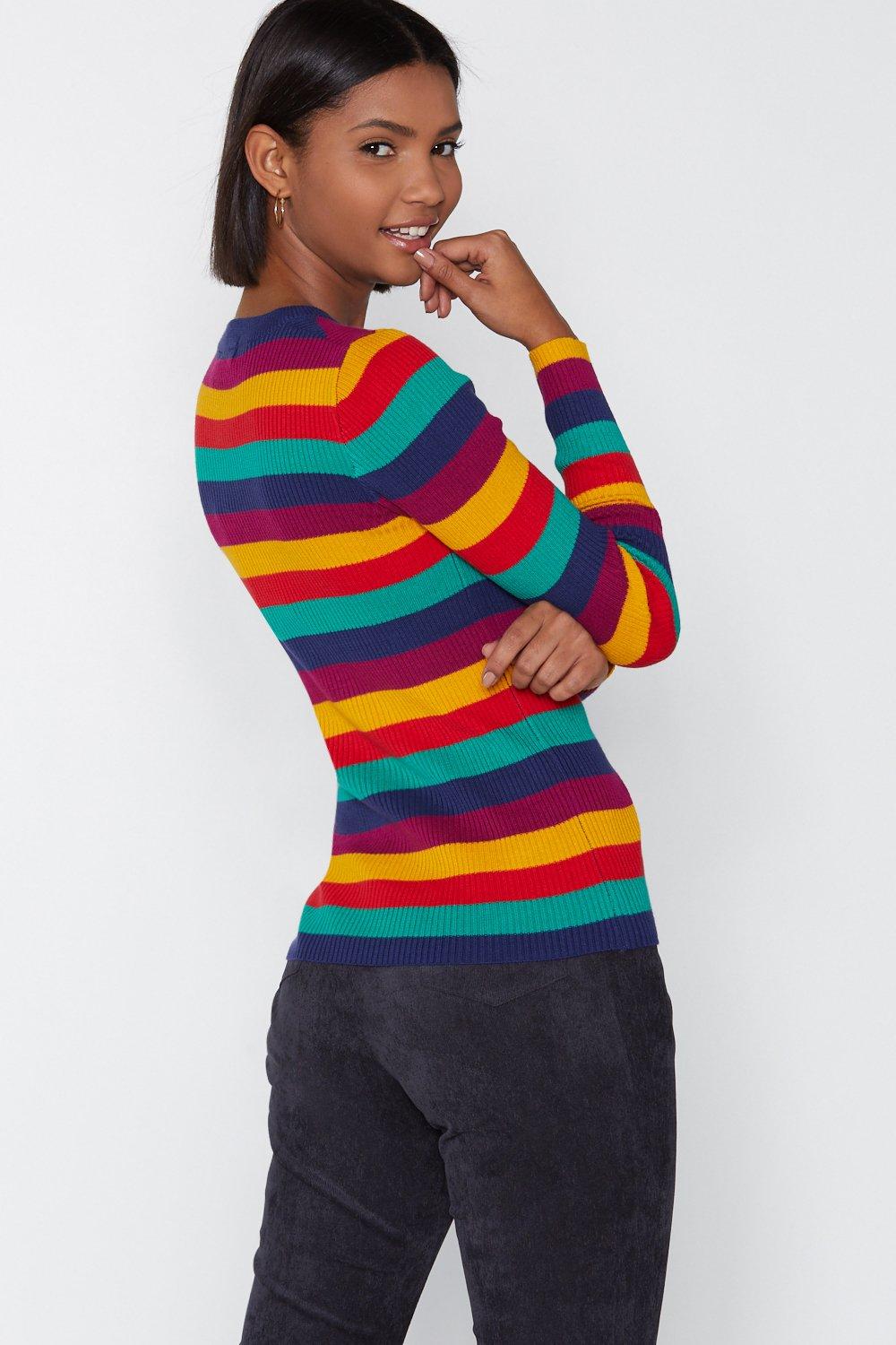 Bright 2025 striped sweater