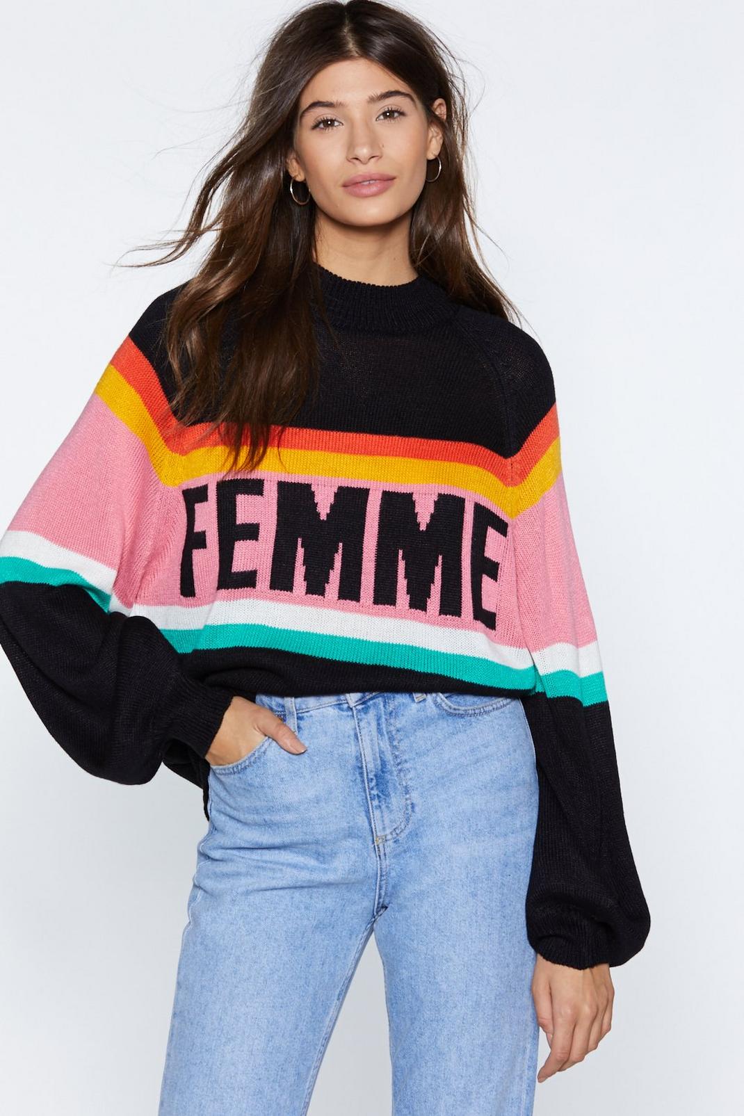 Femme Oversized Sweater image number 1