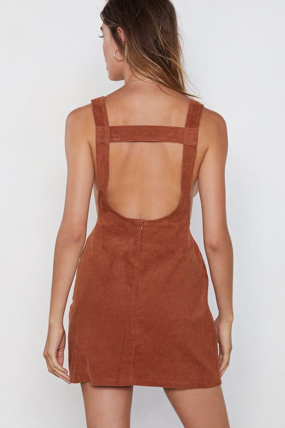 Nasty gal pinafore clearance dress