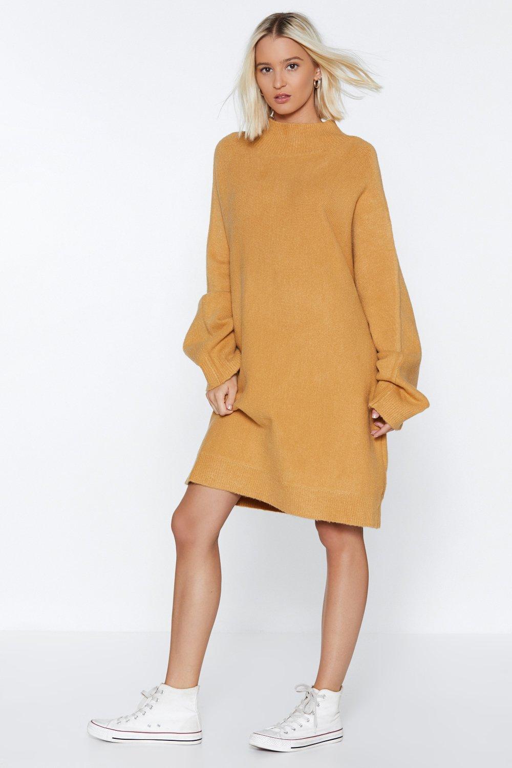 Nasty gal sweater dress hotsell