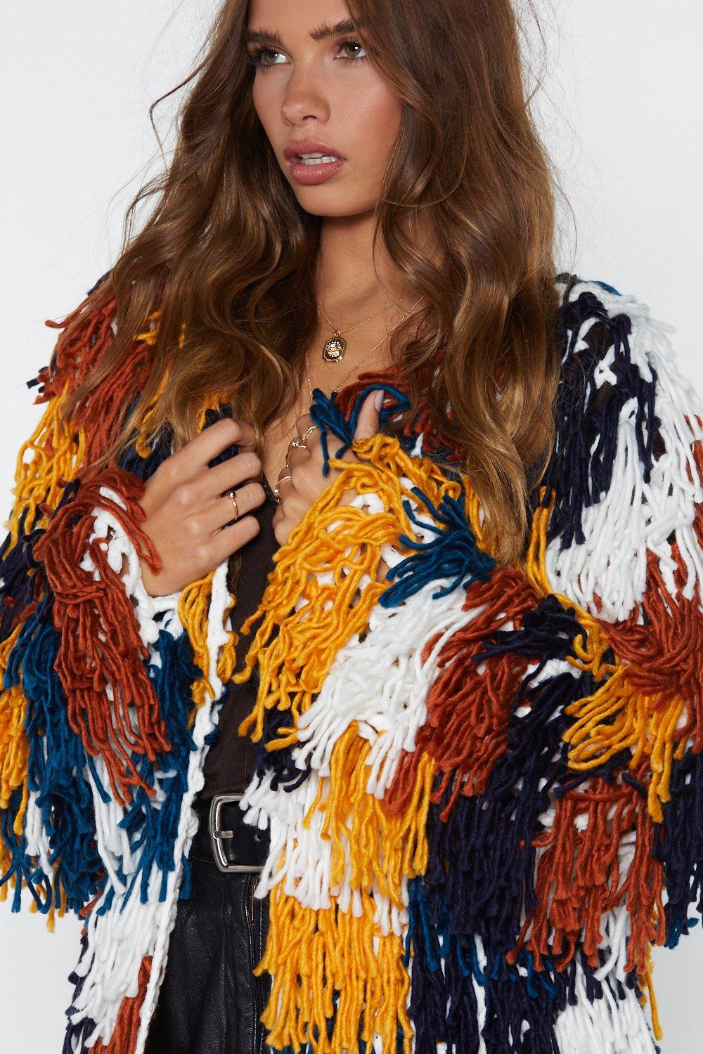 Nasty gal clearance shaggy cardigan