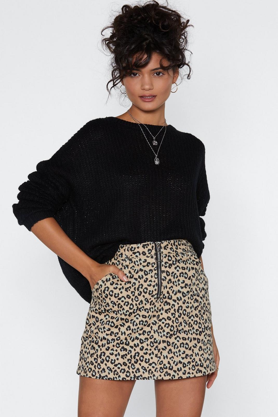 Looking Fierce Leopard Skirt image number 1