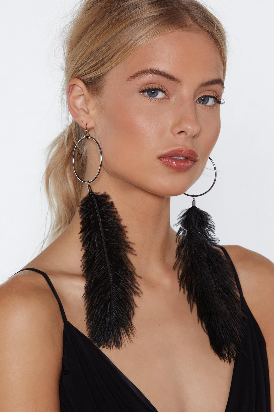 Birds of a Feather Oversized Earrings image number 1