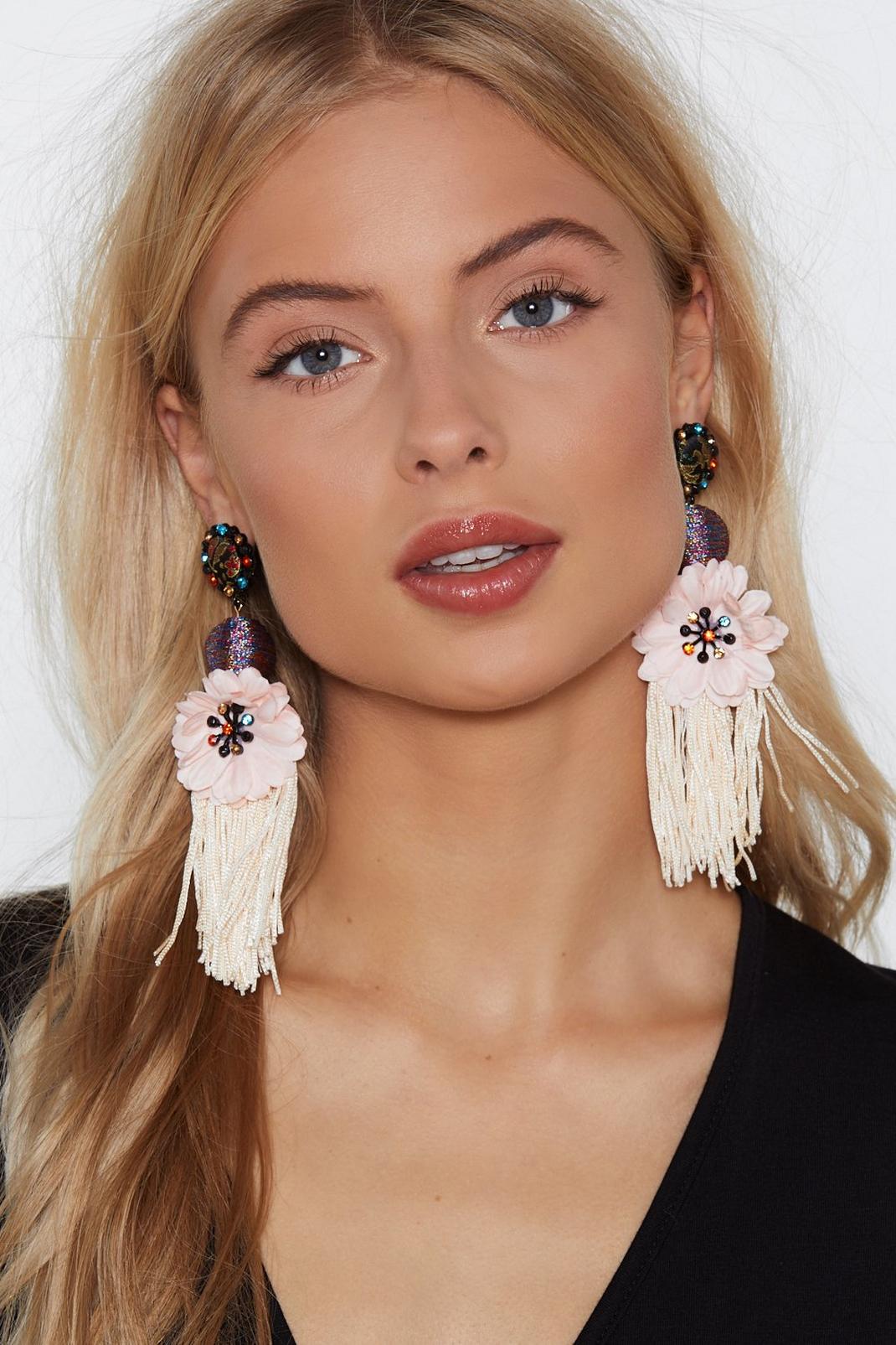 Heading to the Ball Tassel Earrings image number 1