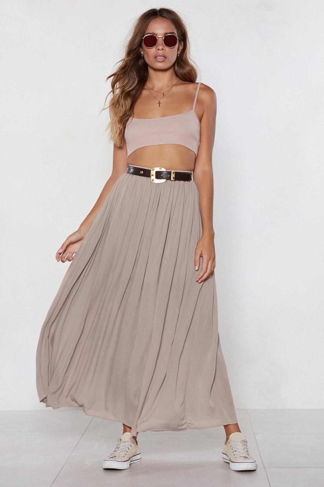 Give It a Spin Maxi Skirt image number 1