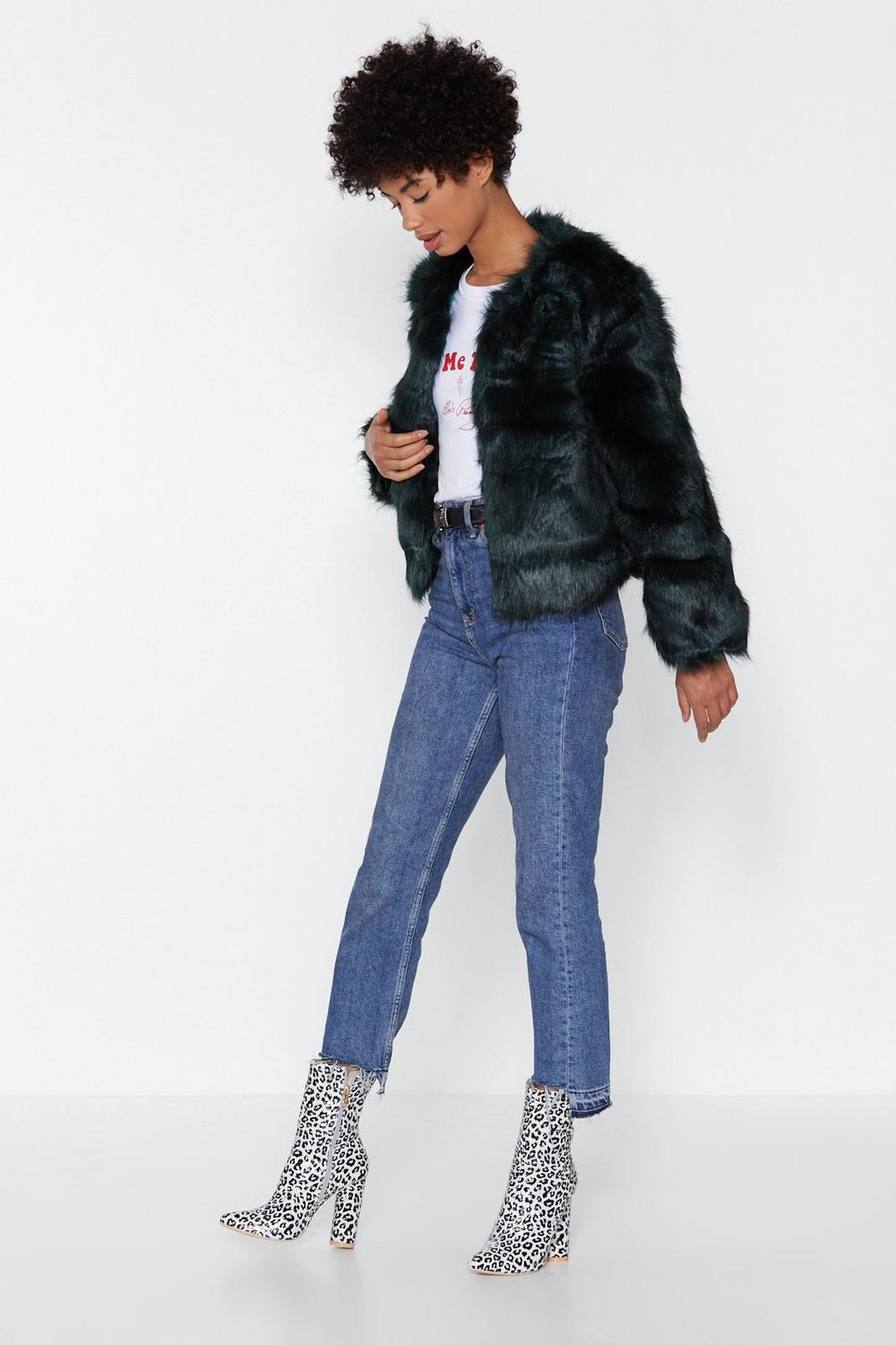 The Way I Feel Faux Fur Jacket image number 1