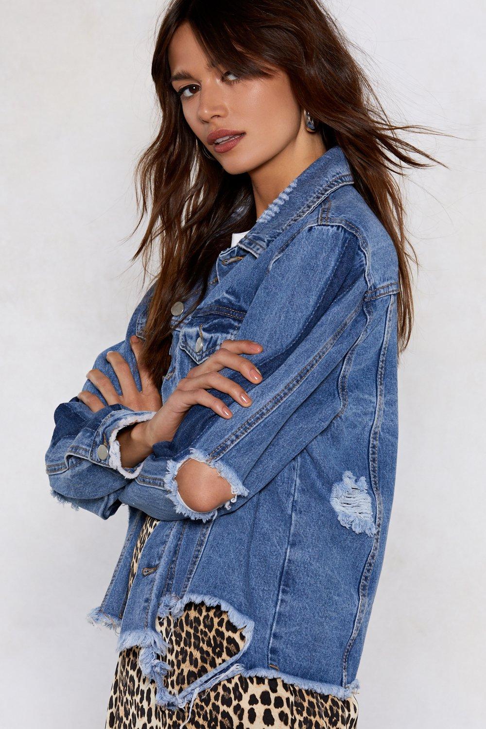 Damsel in a dress denim jacket outlet