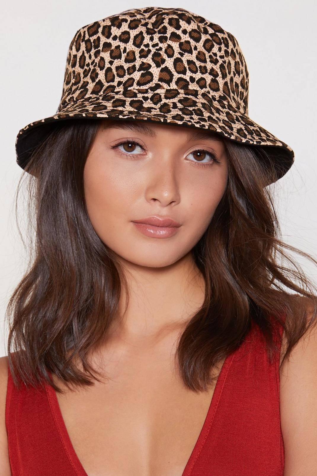Can't Be Tamed Leopard Bucket Hat image number 1