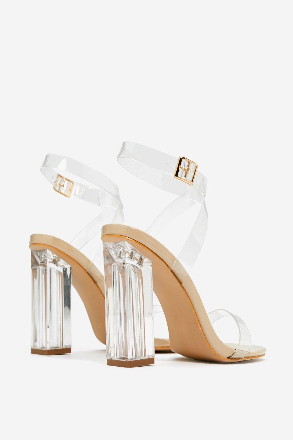 Chaussures talons transparents Nasty Gal