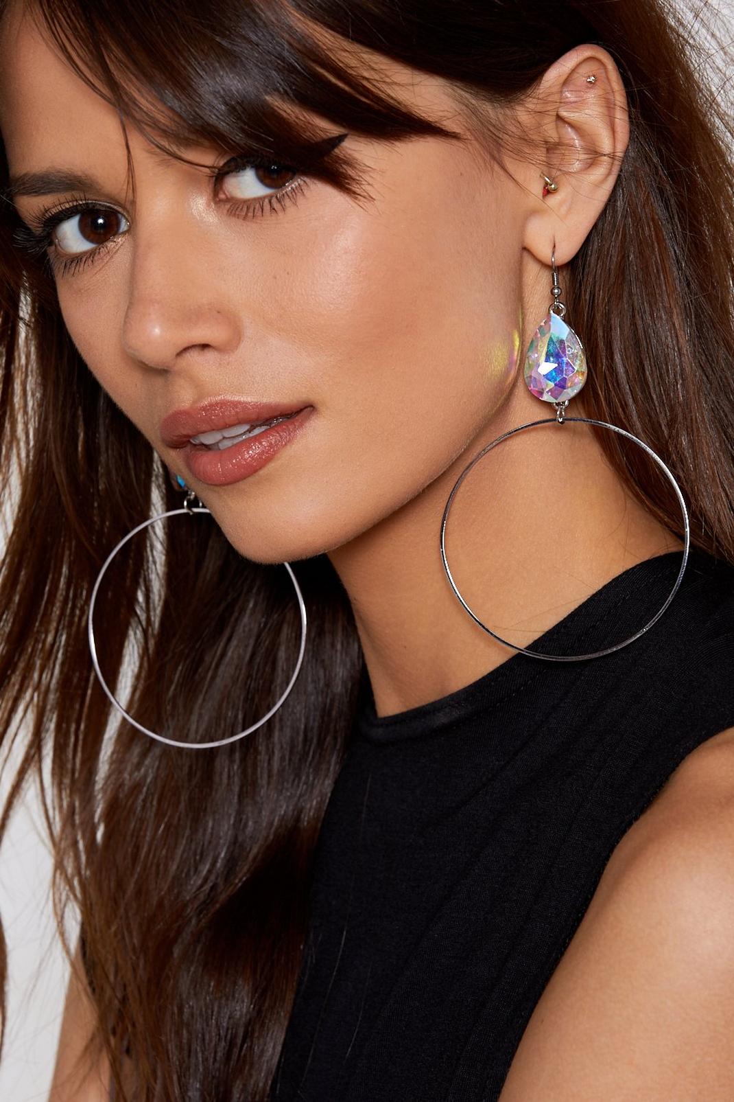 We Got a Stone to Pick With You Hoop Earrings image number 1