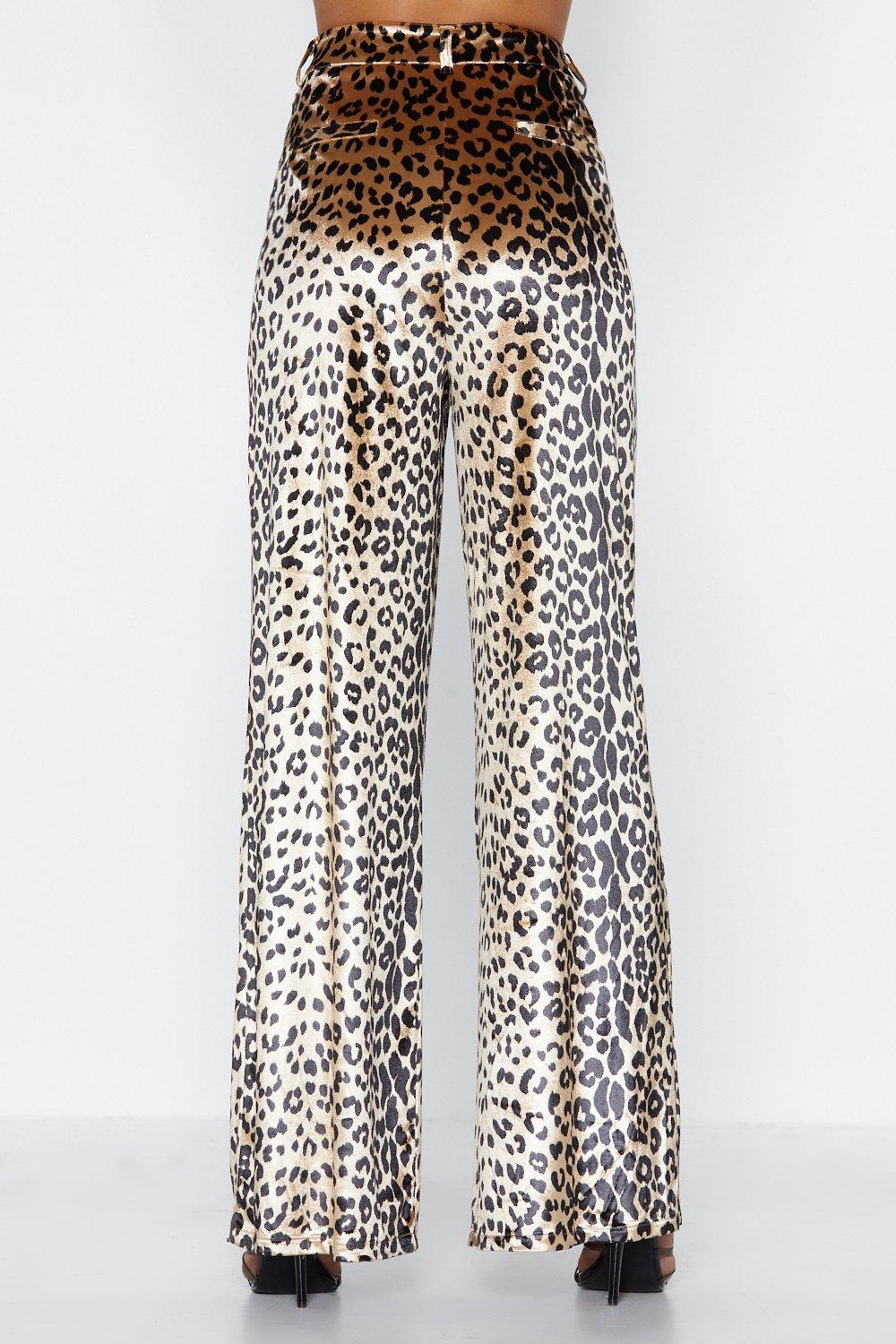 Velvet best sale leopard pants