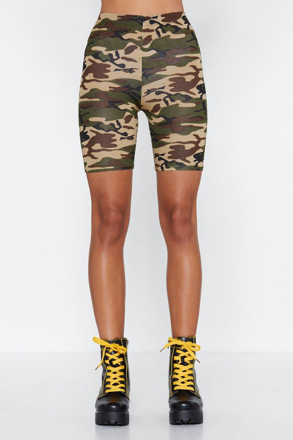 Camo store bicycle shorts