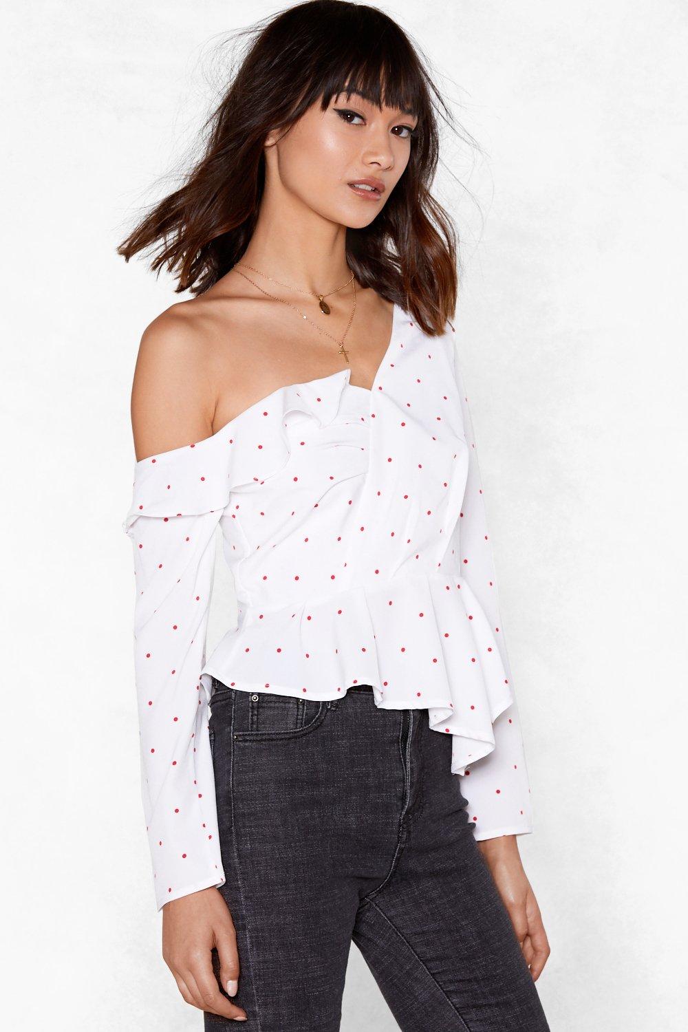 A Polka-dot blouse – Ladulsatina