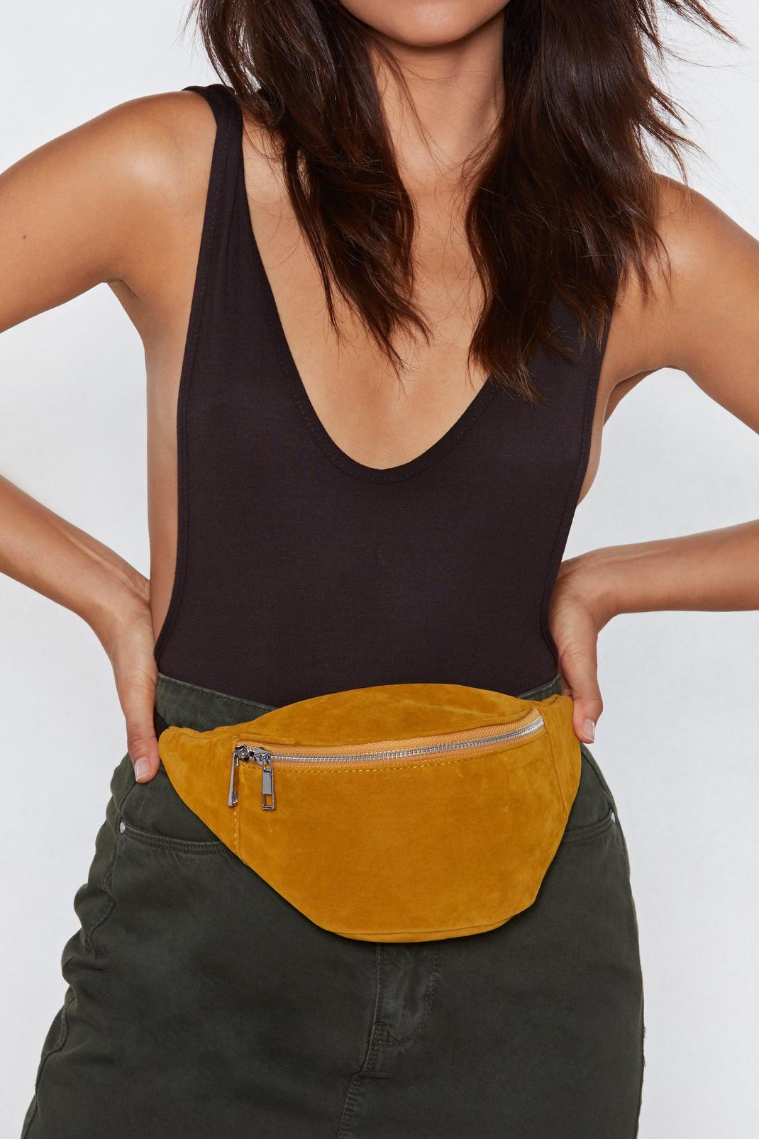 WANT Hold Your Ground Faux Suede Fanny Pack image number 1
