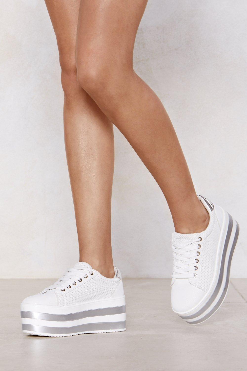 nasty gal platform sneakers