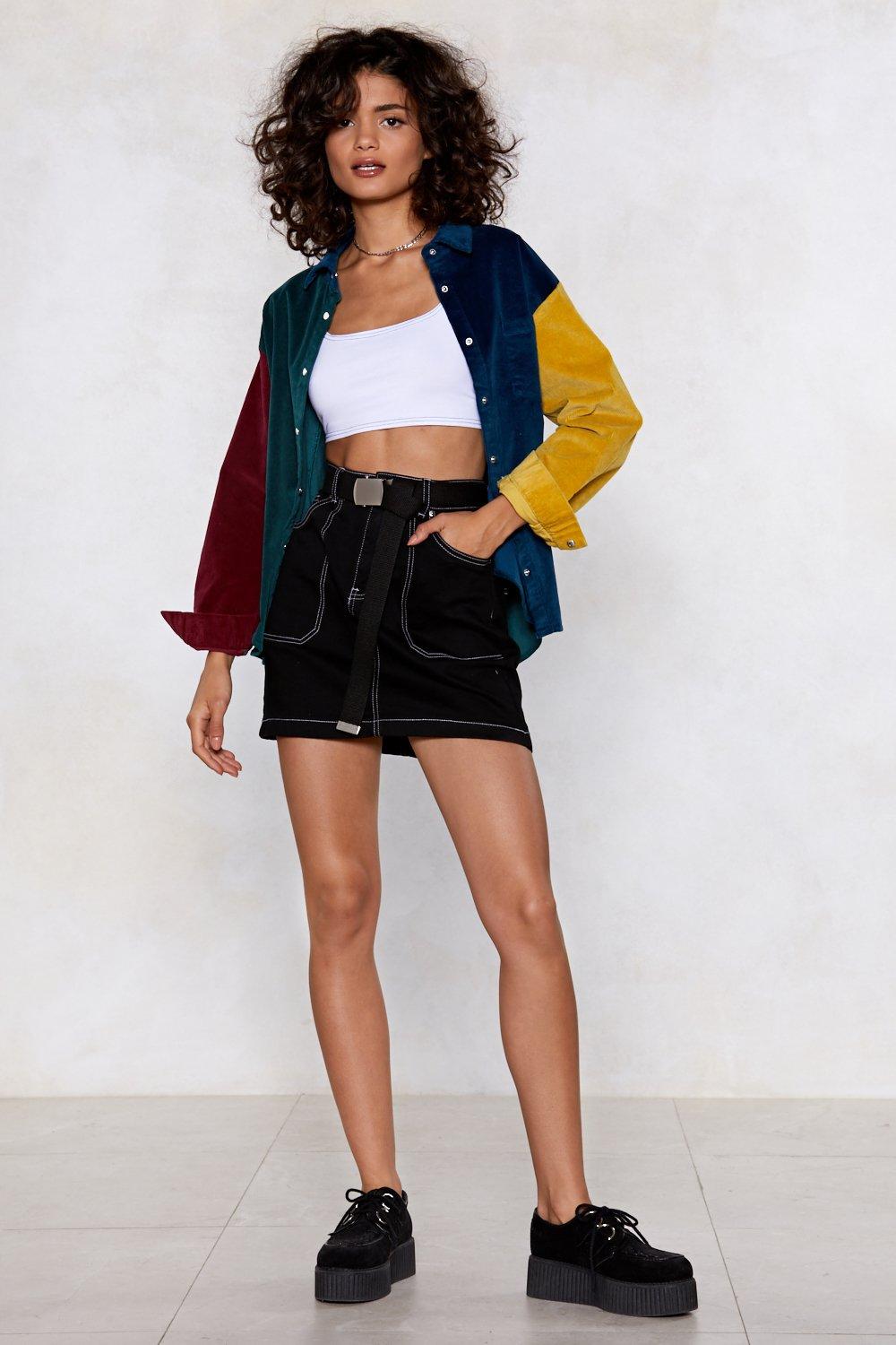 nasty gal cord jacket