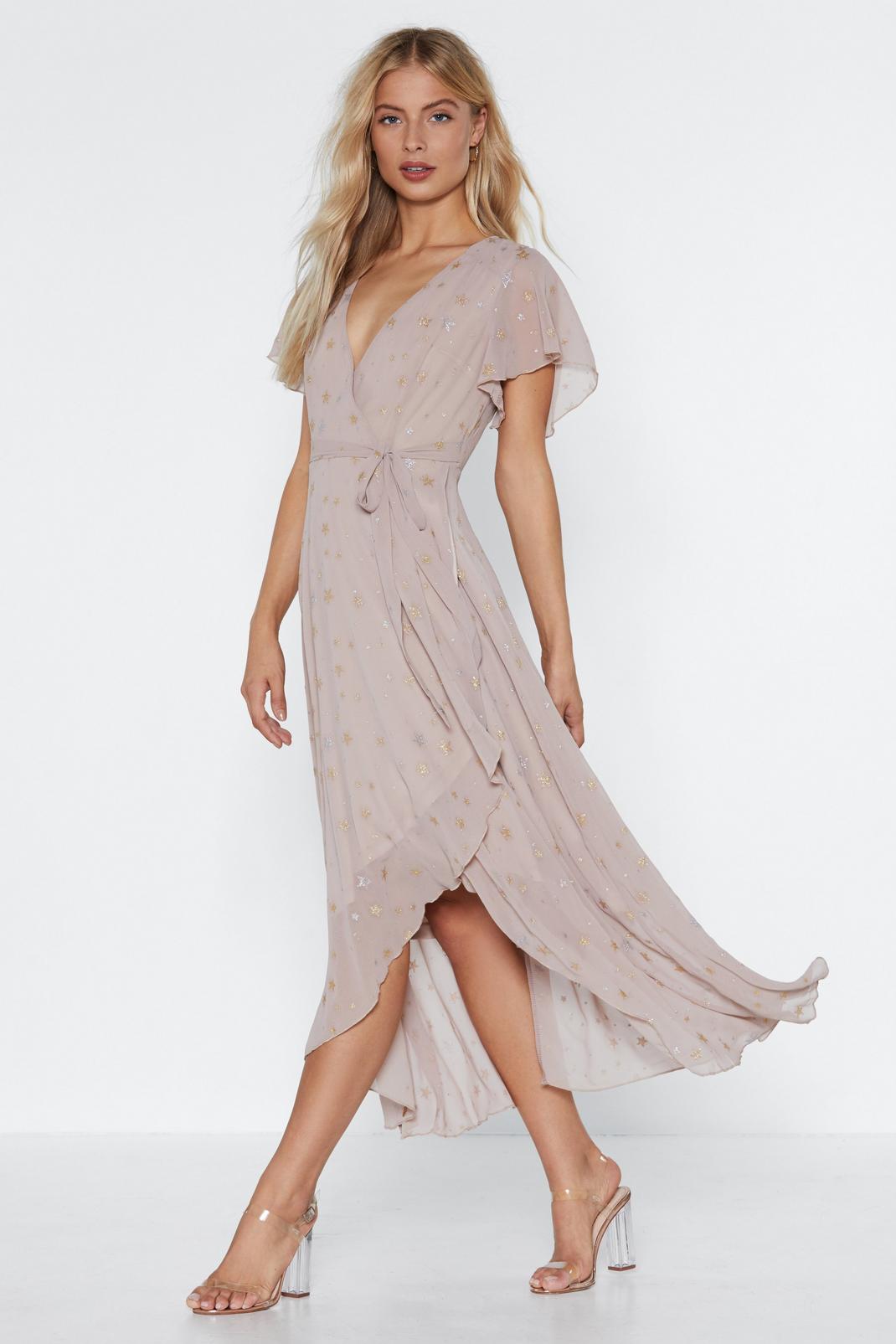 Get The Party Star Ted Wrap Dress Nasty Gal