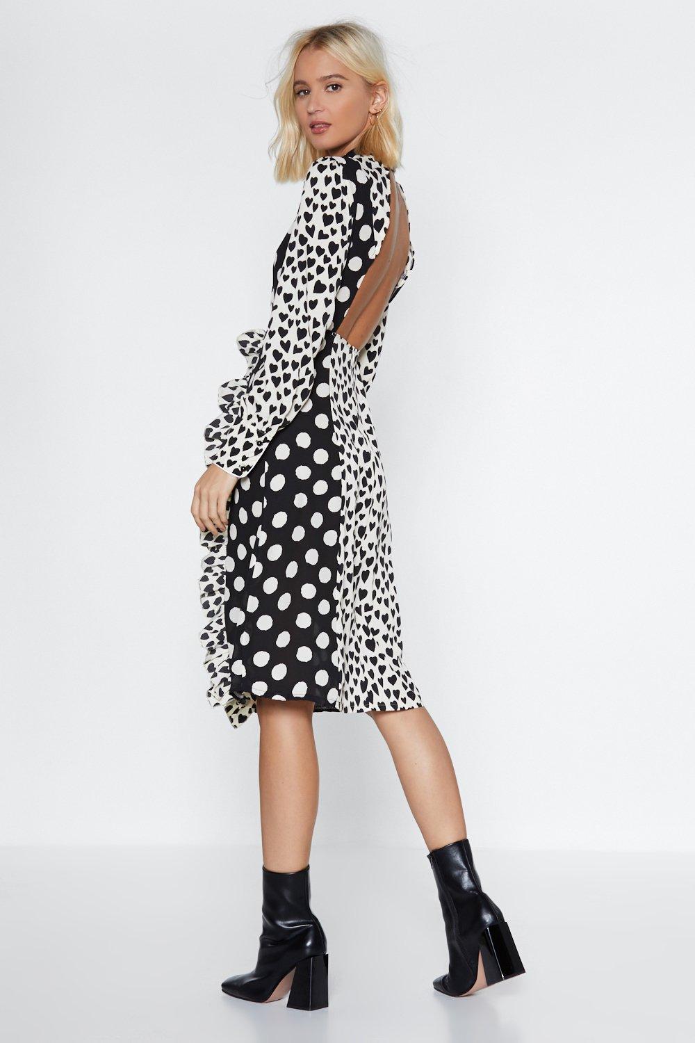 Have a Heart Polka Dot Dress