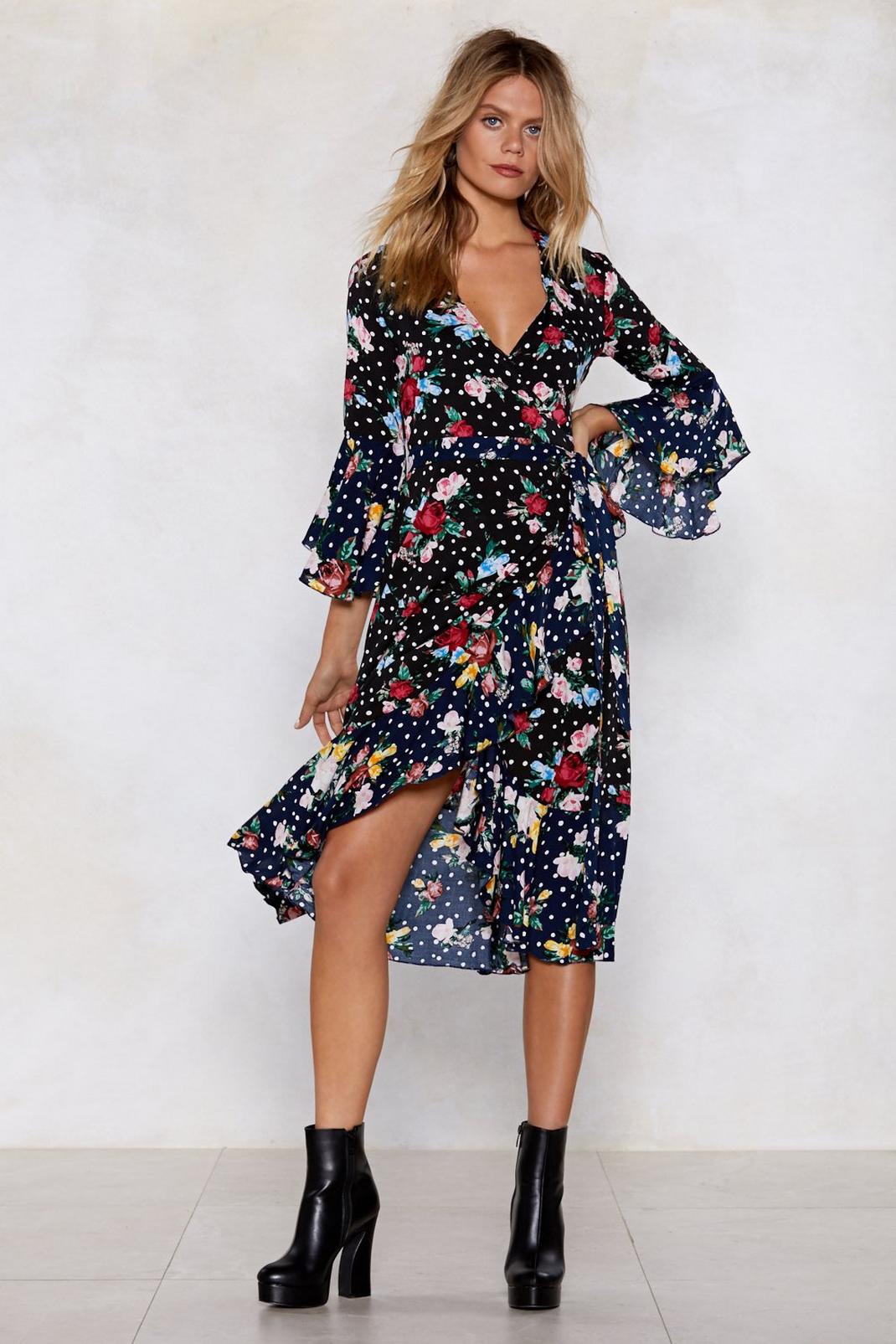 Bud Out of It  Floral Dress image number 1