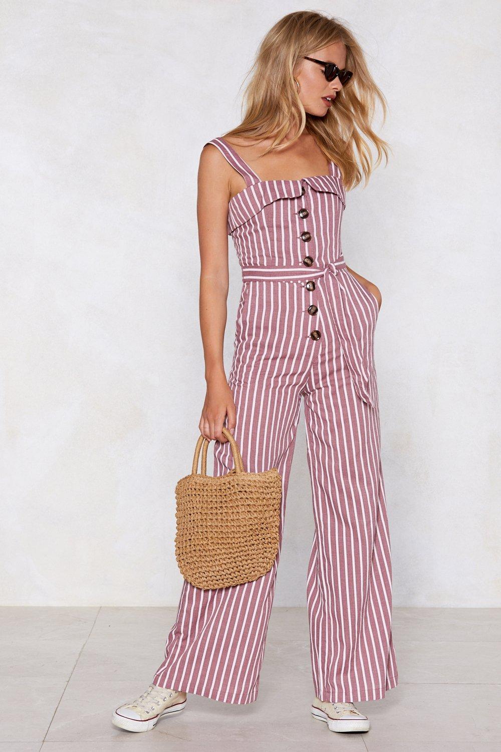 nasty gal pink jumpsuit