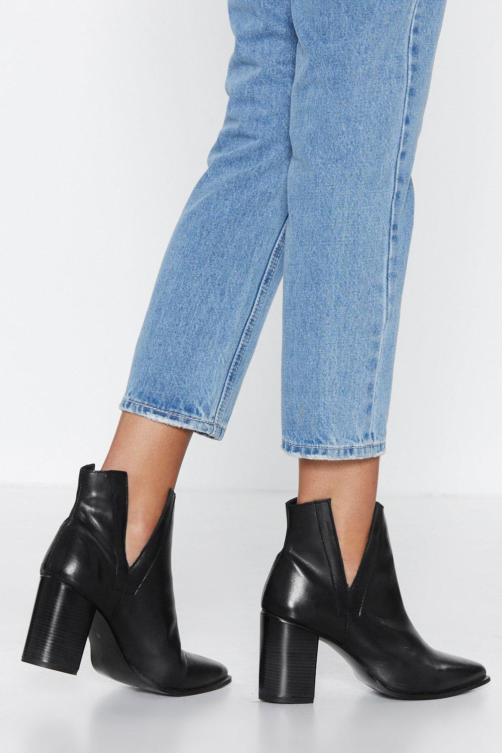 Bottines ouvertes dessus new arrivals