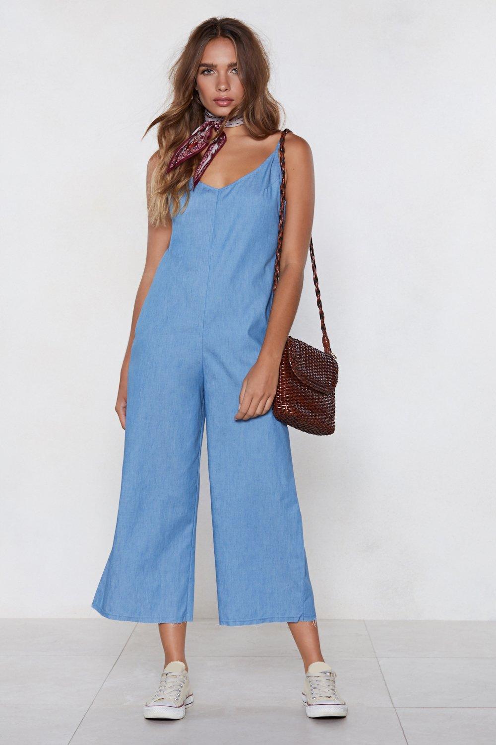 asos check jumpsuit