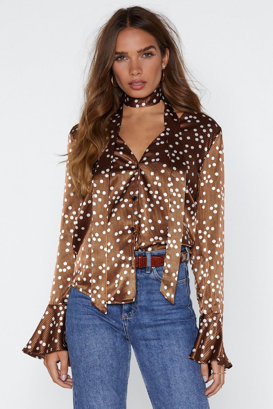 Dot to Worry Polka Dot Blouse image number 1