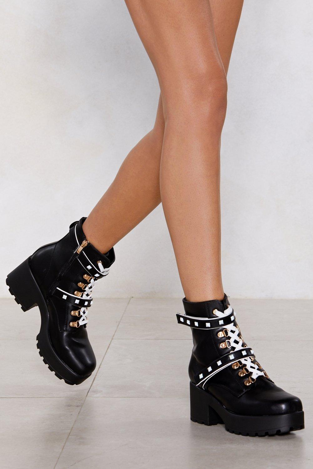 Junk In The Trunk Chunky Boot Nasty Gal