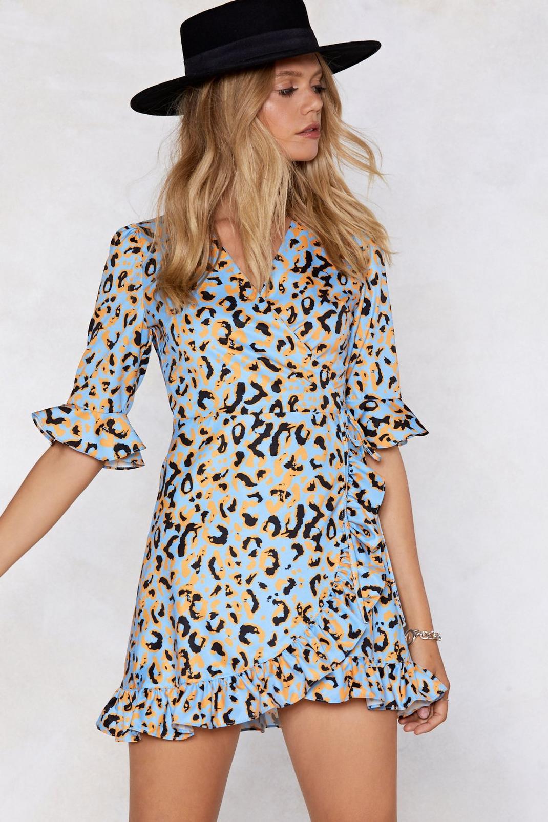 Leave Hem Leopard Dress image number 1