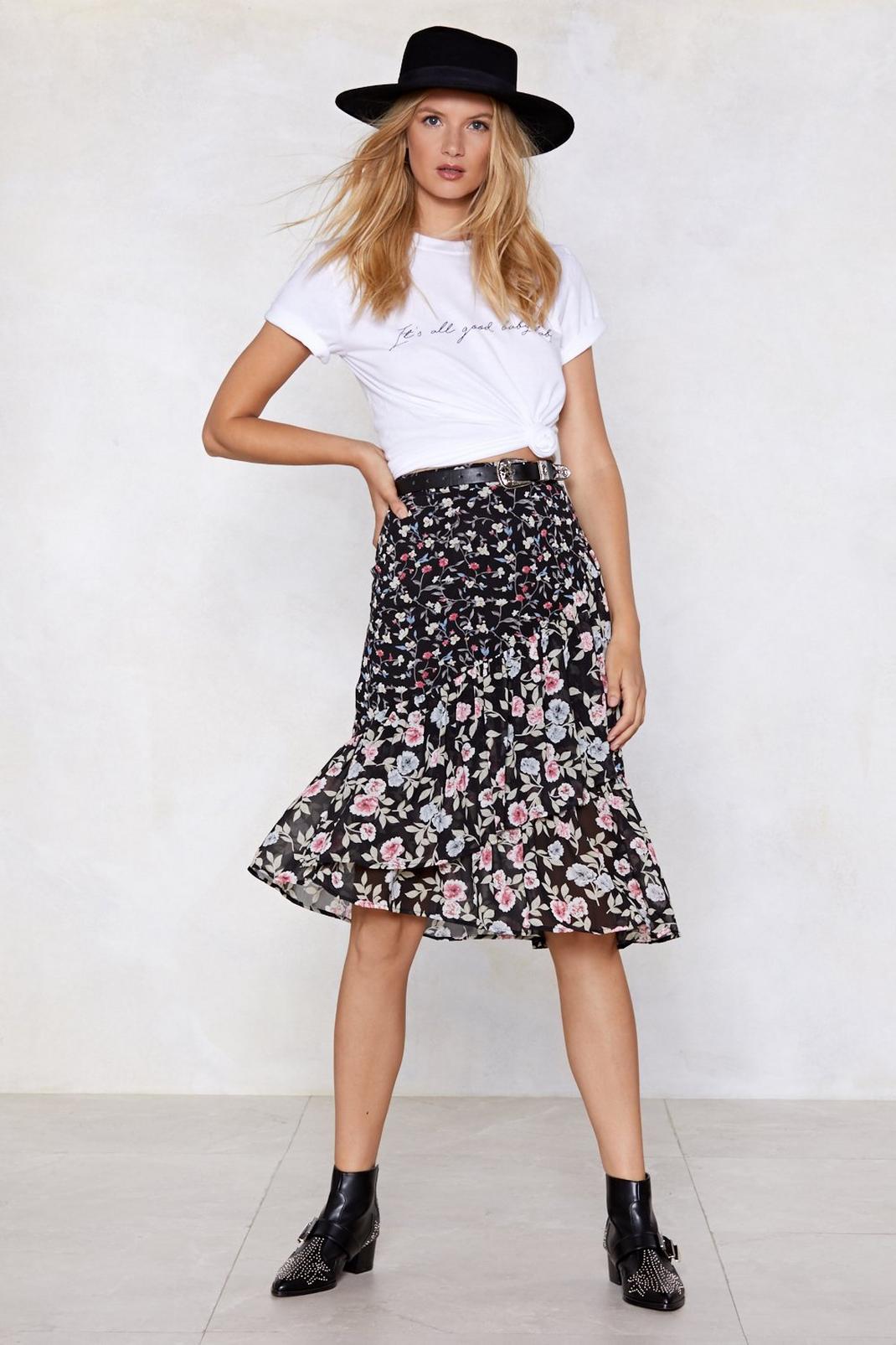 From the Ground Up Midi Skirt image number 1