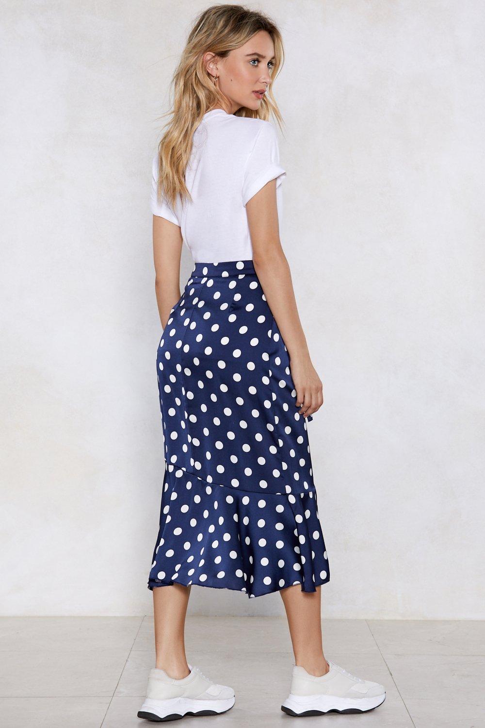 Jet Set for Summer Polka Dot Skirt