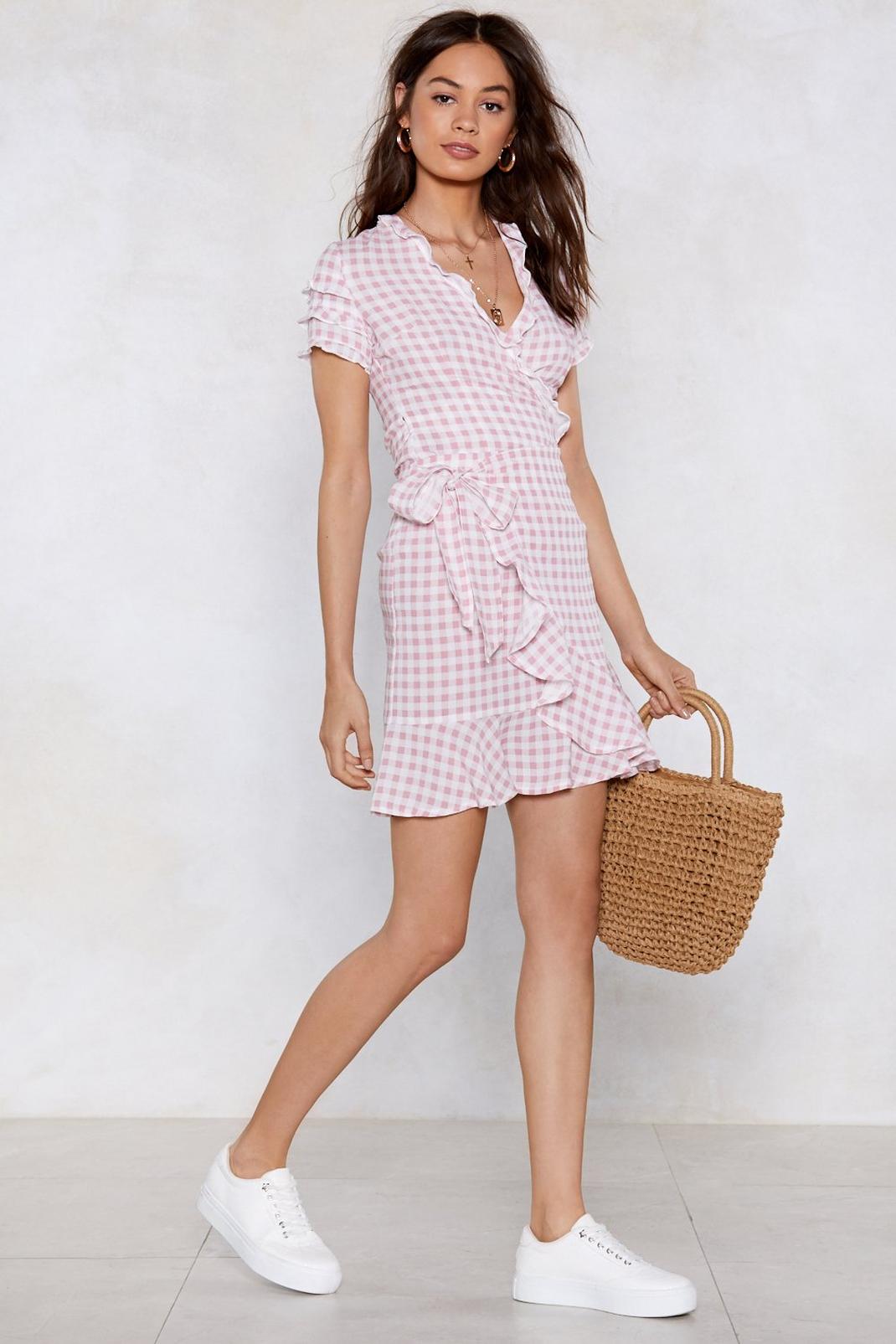 Square to Join us Gingham Skirt image number 1