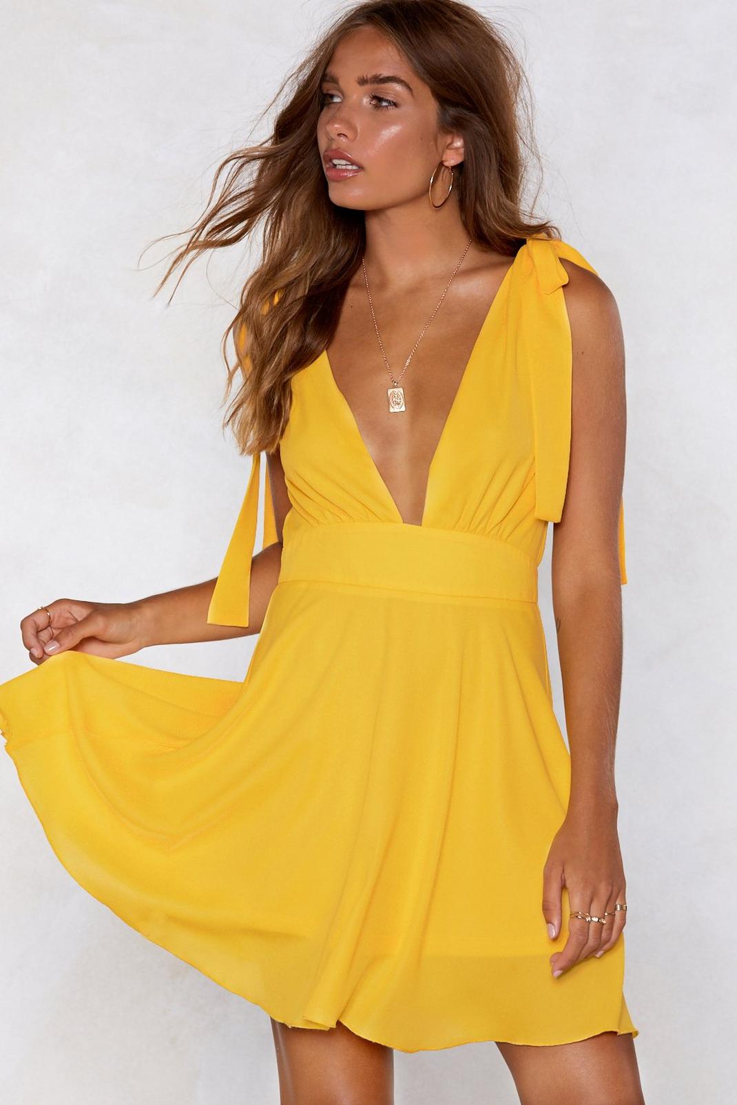 Truly Madly Deeply Plunging Dress image number 1