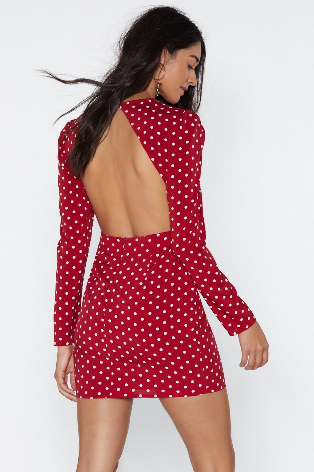 Spot What You're Doing Polka Dot Dress image number 1