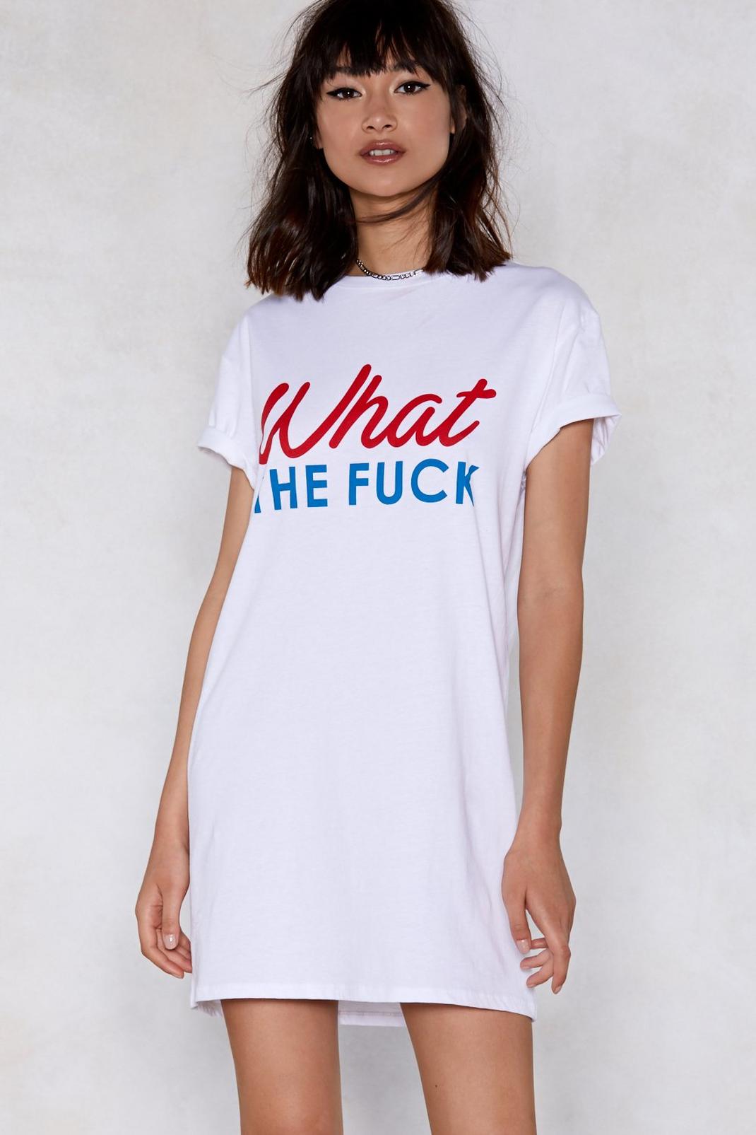What the Fuck Tee Dress image number 1