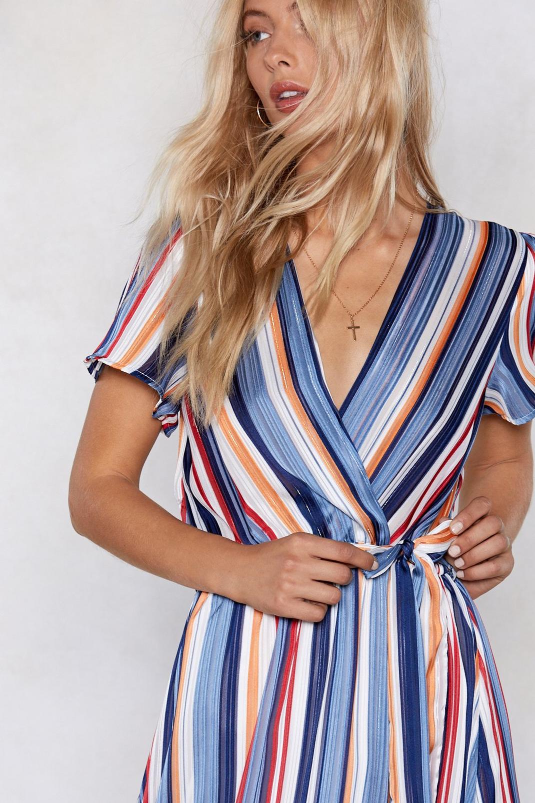 Totally Beachin' Striped Maxi Dress | Nasty Gal