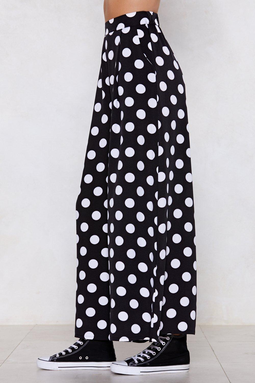 Wide on Time Polka Dot Pants