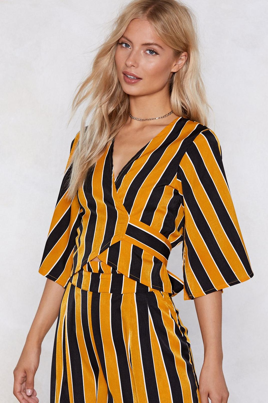 The Straight Away Striped Top image number 1