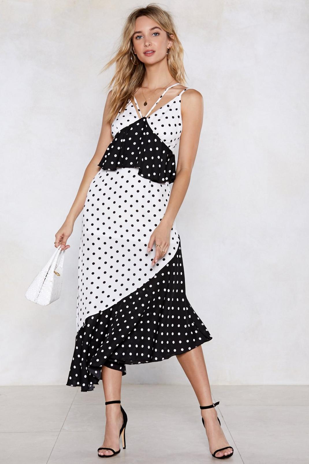 Rooted to the Spot Polka Dot Dress image number 1