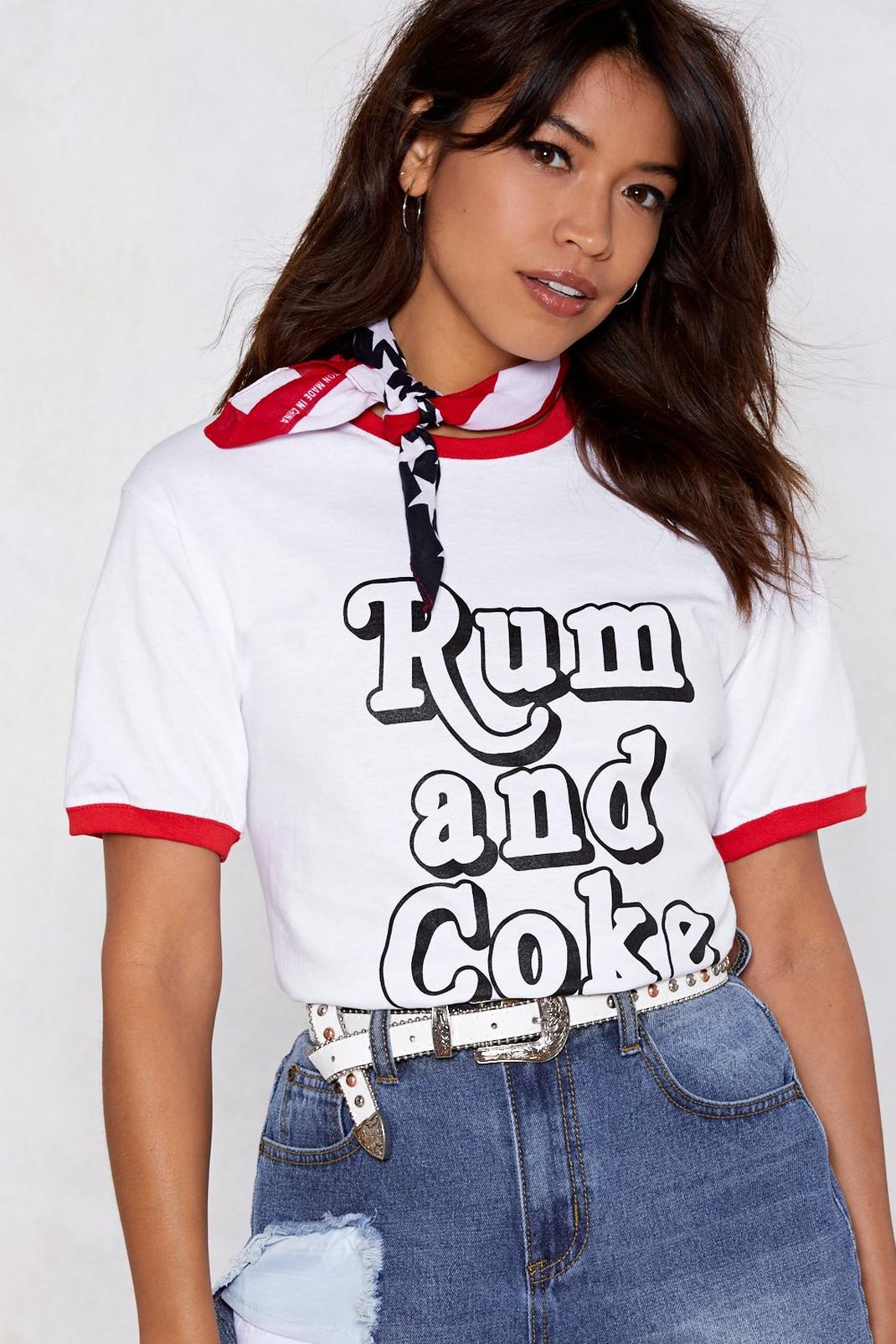 Rum and Coke Ringer Tee image number 1